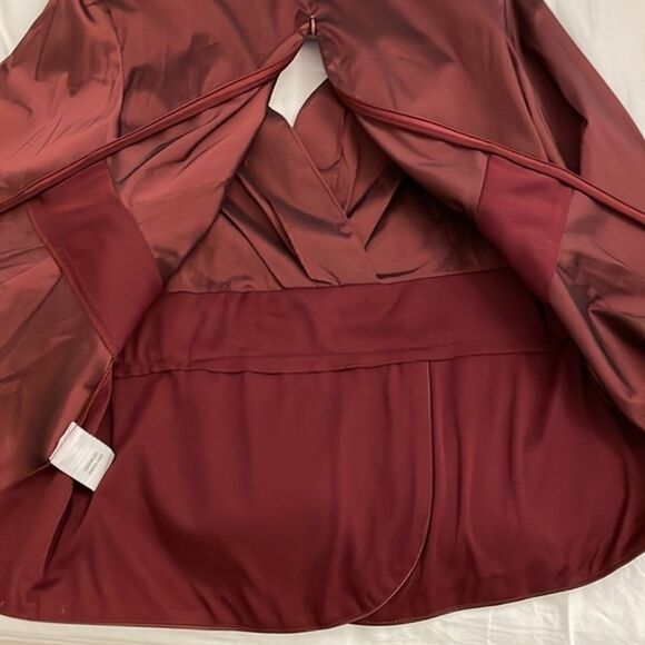R&M Richards Maroon Red Cocktail Jacket Top Womens Size 12 Rhinestones NEW - Picture 11 of 12
